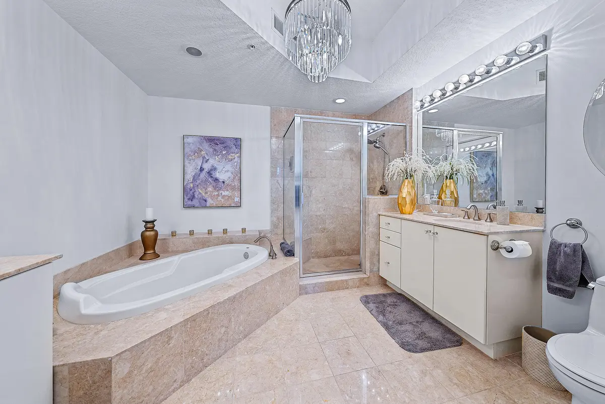 Main Bath at 701 S Olive Avenue 802, West Palm Beach