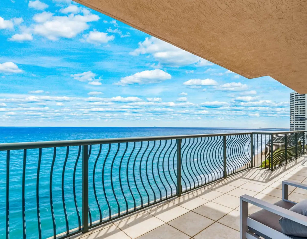 Livingroom Balcony at 5150 N Ocean Drive 1001, Singer Island