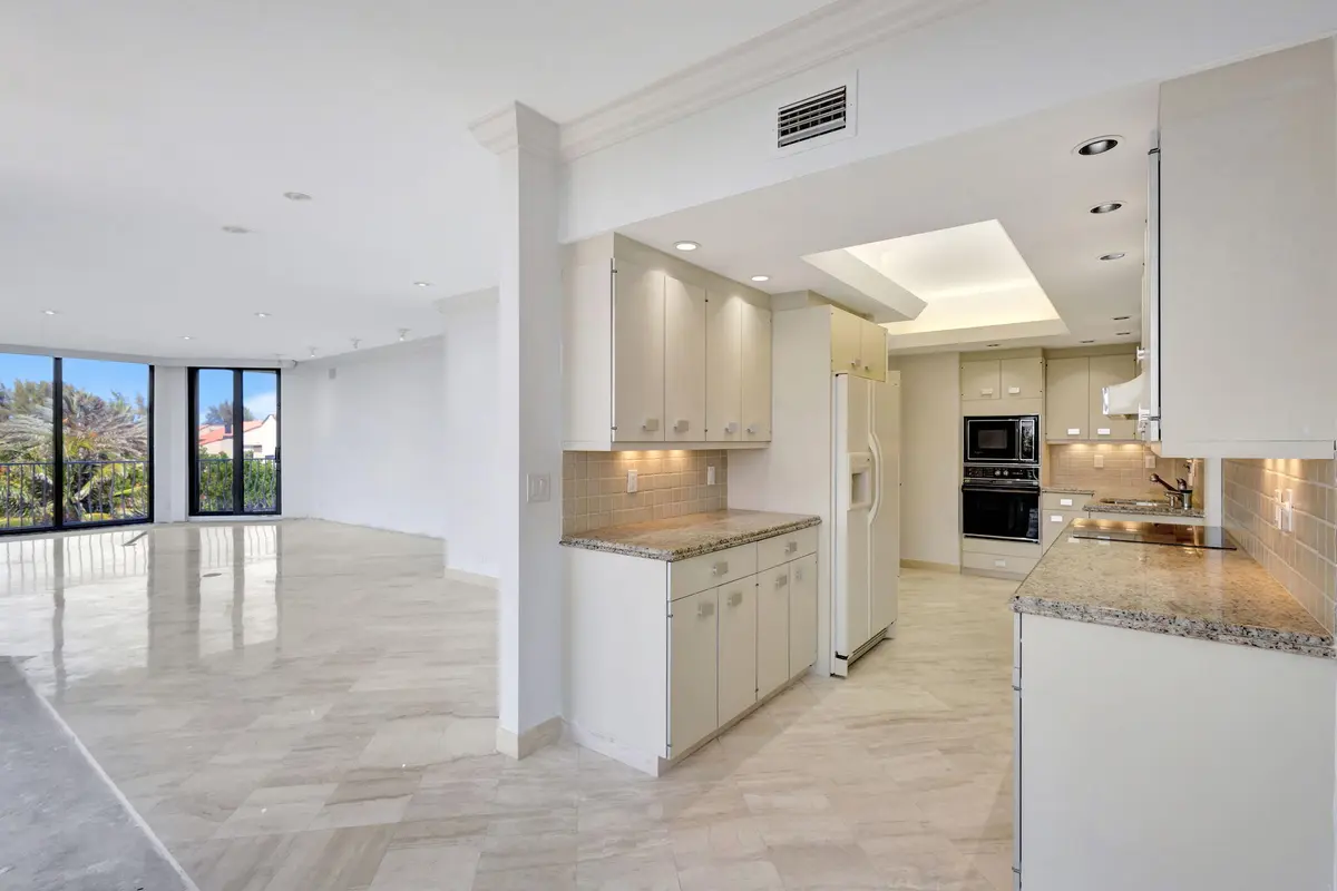 Kitchen at 2000 S Ocean Boulevard 304n, Palm Beach