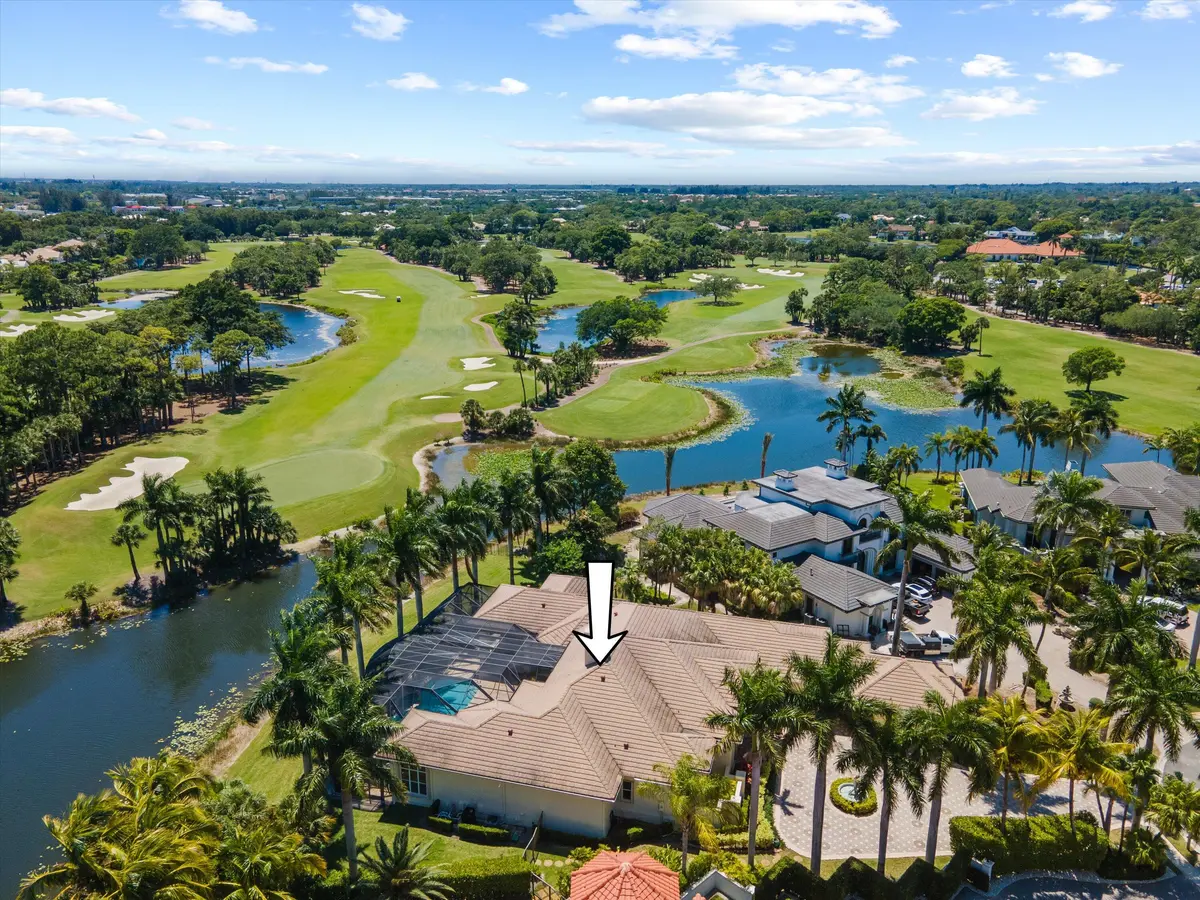 Aerial View at 1648 Cypress Row Drive, West Palm Beach