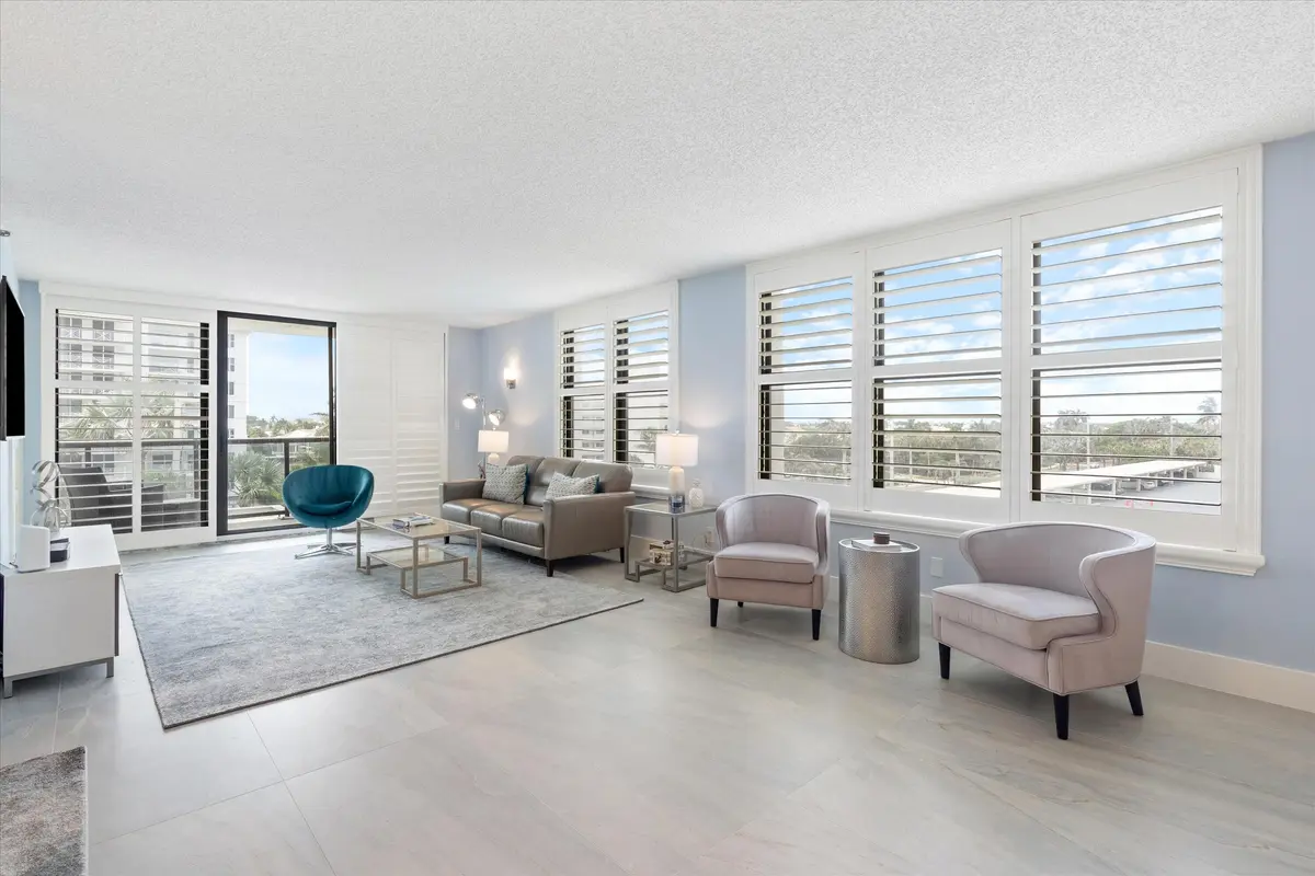 living room at 3115 S Ocean Boulevard 302, Highland Beach