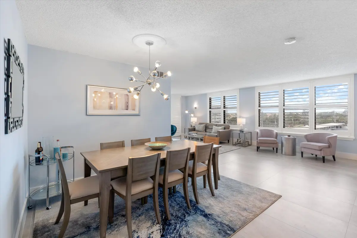 dining room at 3115 S Ocean Boulevard 302, Highland Beach