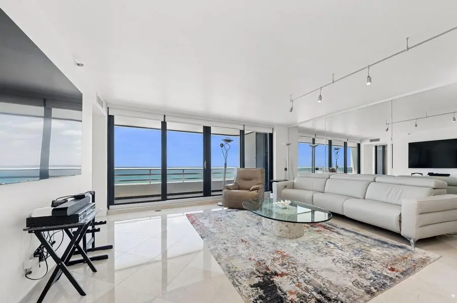 Living Room at 1400 S Ocean Boulevard 1004, Boca Raton