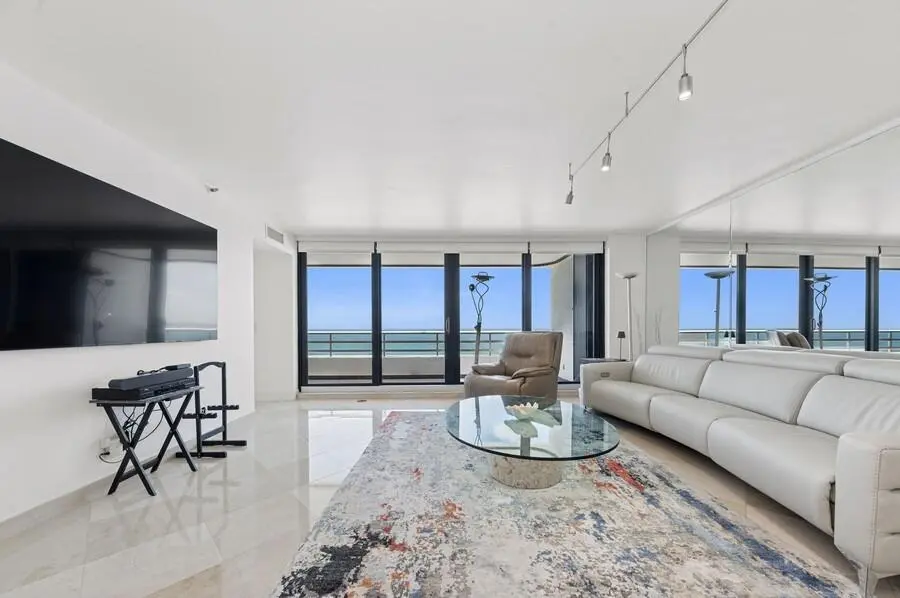 Living Room at 1400 S Ocean Boulevard 1004, Boca Raton