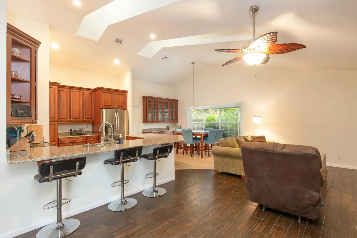 Great barstool seating at 1741 Grantham Drive, Wellington