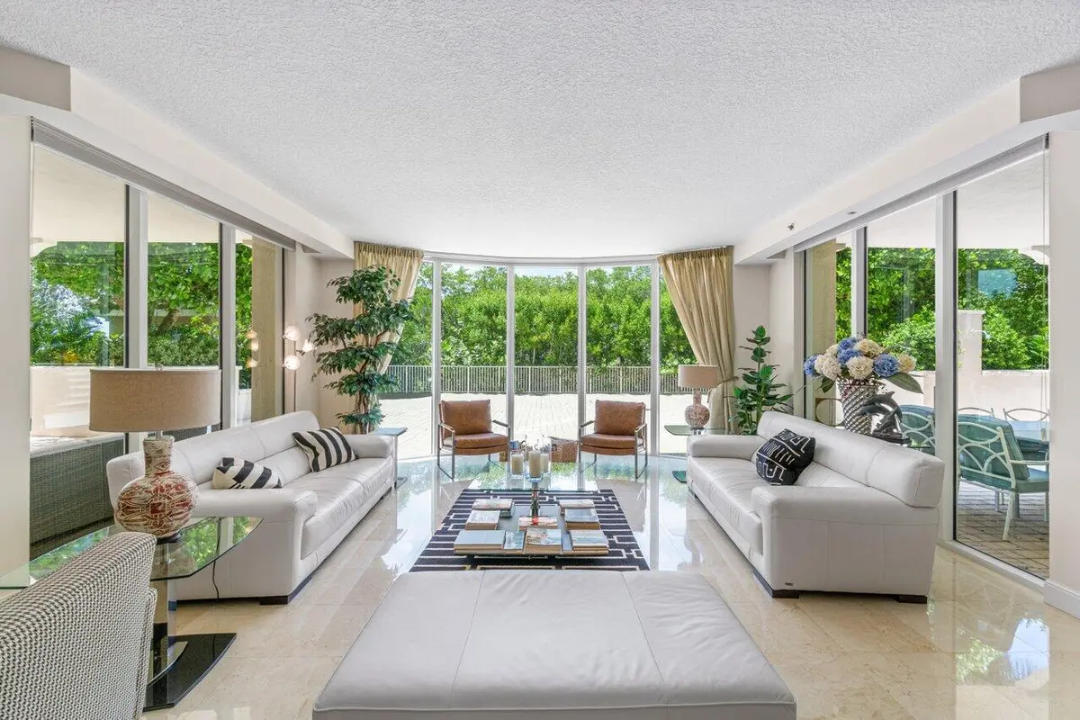 Great Room at 3720 S Ocean Boulevard 108, Highland Beach