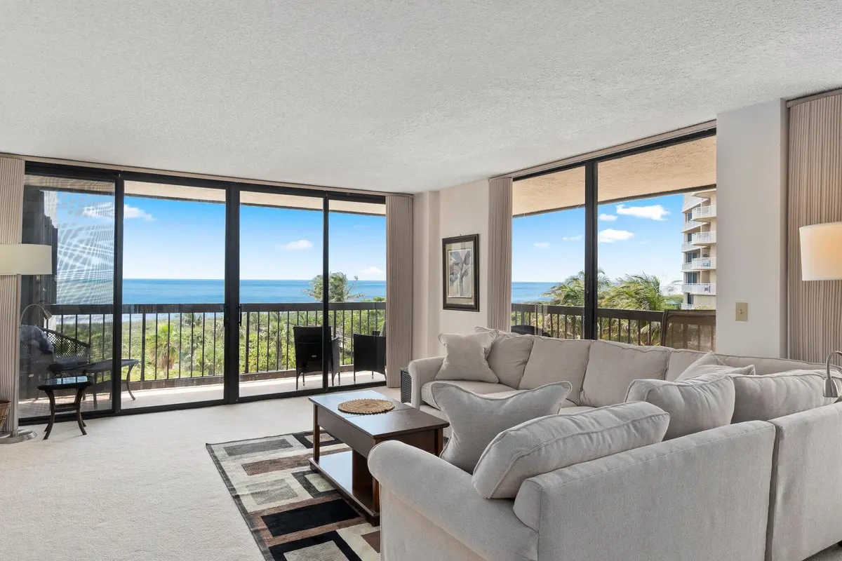 Living Room at 3100 N Highway A1a 506, Hutchinson Island
