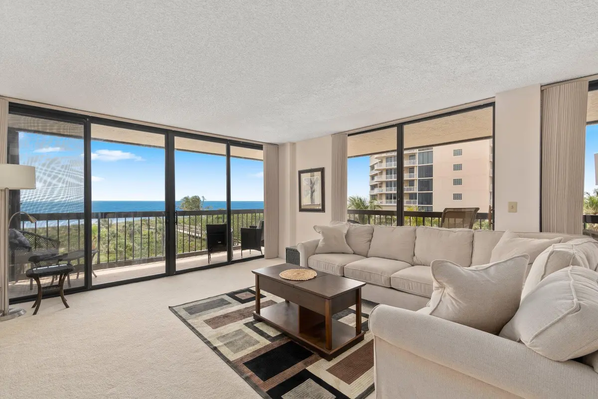 Living Room at 3100 N Highway A1a 506, Hutchinson Island