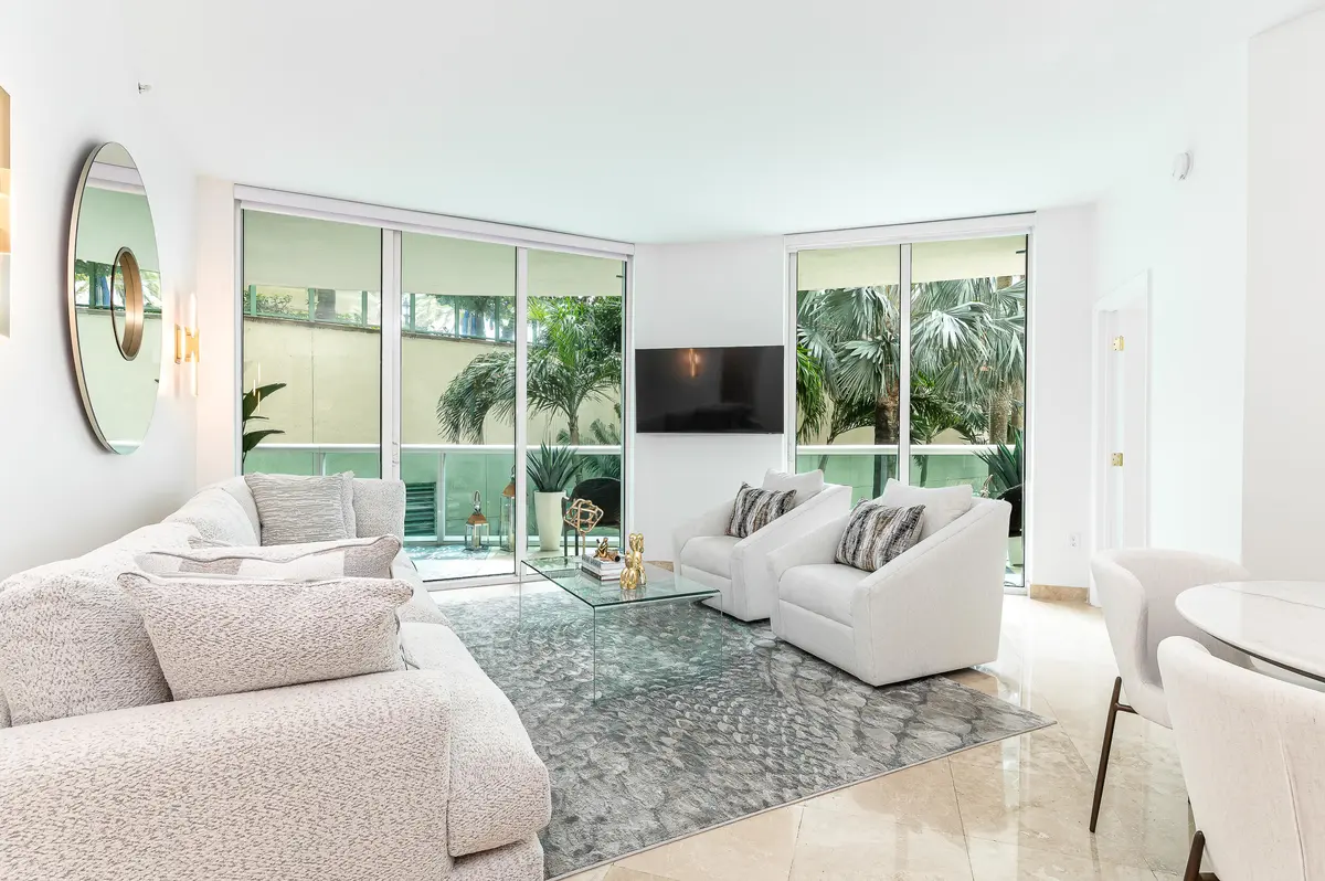 Living Room at 347 N New River Drive 210, Fort Lauderdale