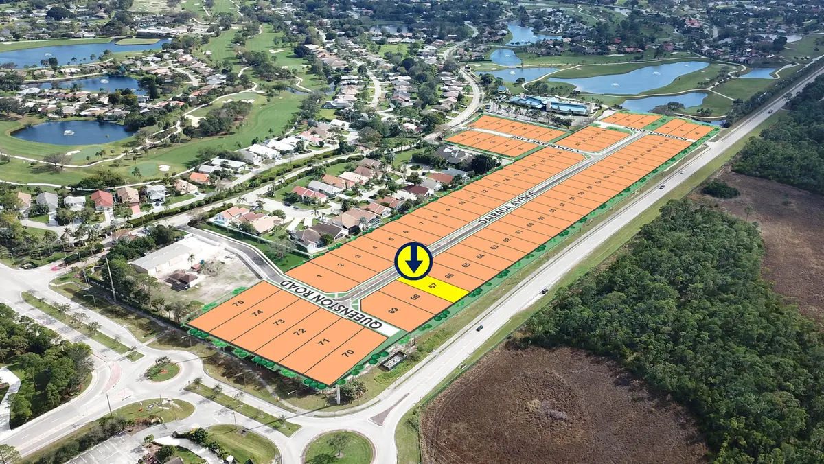 Site Location at 13808 Dalrada Avenue Scarlett 67, Palm Beach Gardens