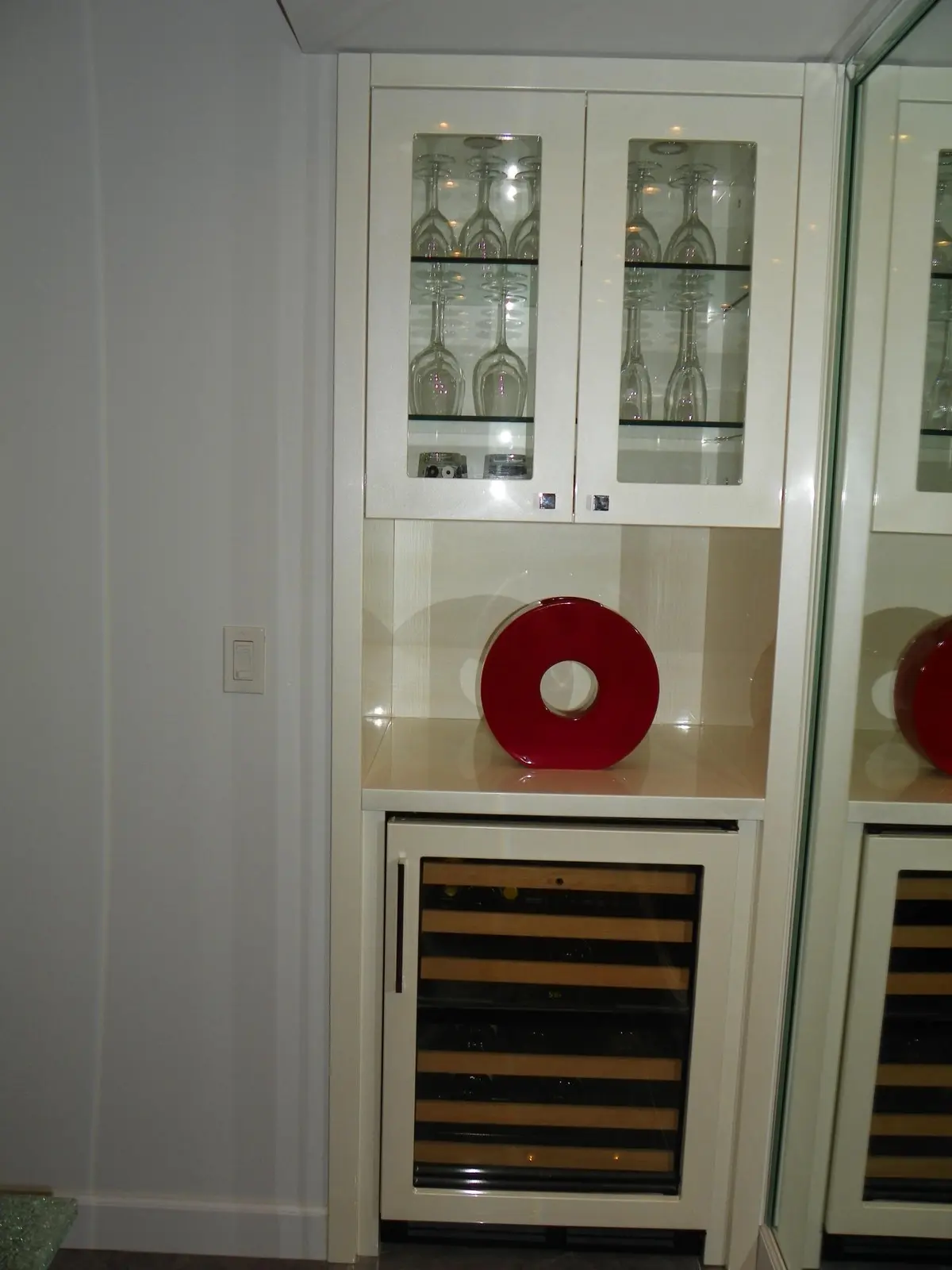 Bar with Wine Cooler at 3400 N Ocean Drive 905, Riviera Beach