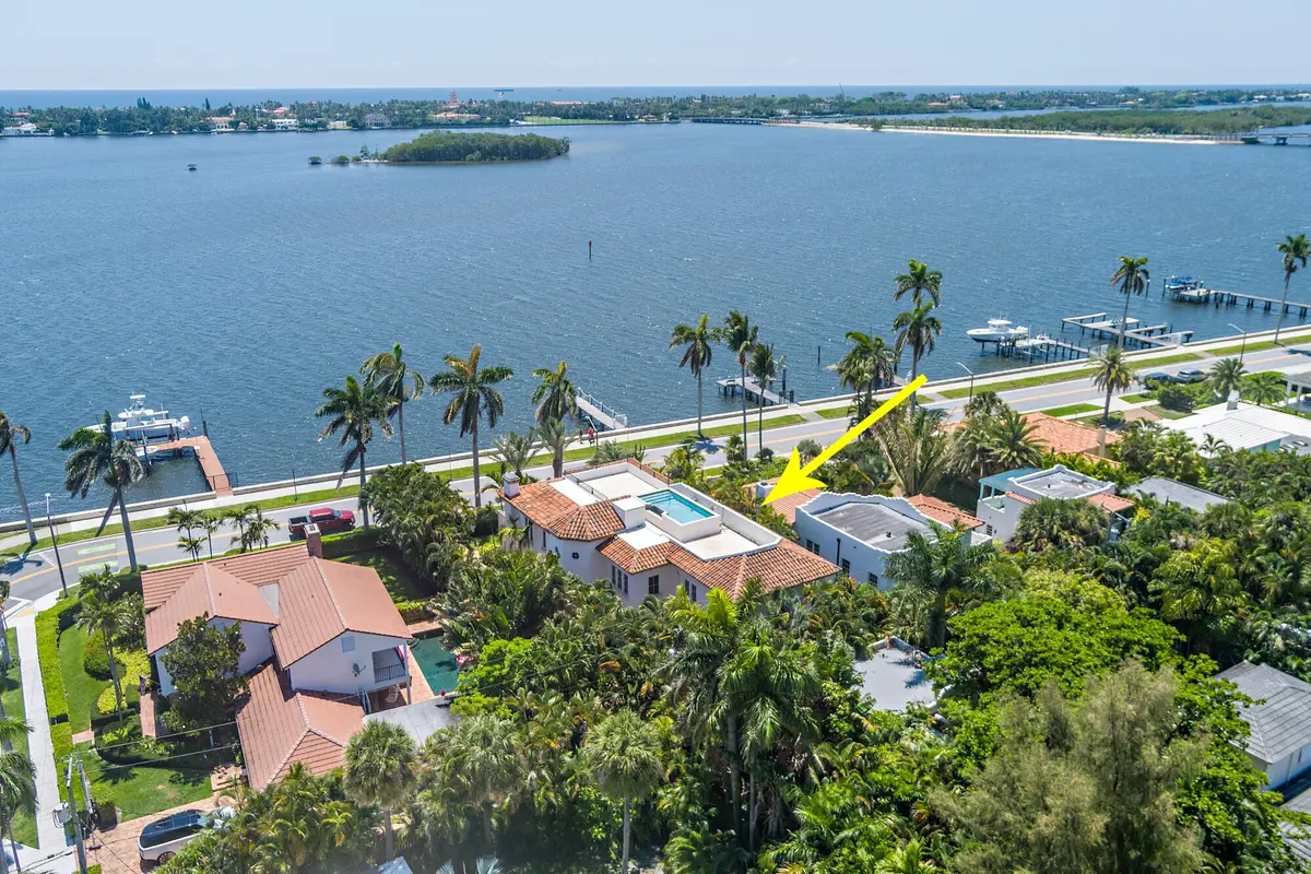 Aerial at 3309 S Flagler Drive, West Palm Beach