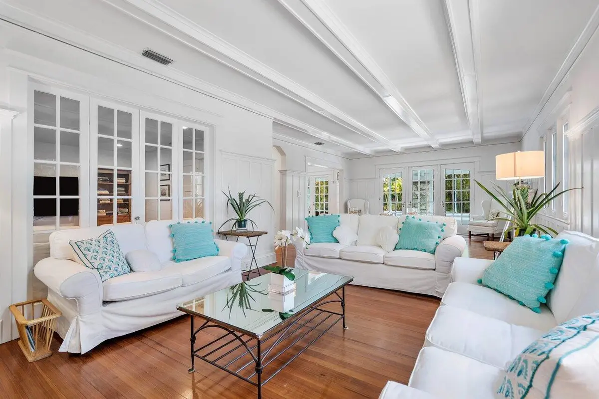 Living Room at 141 Chilean Avenue, Palm Beach