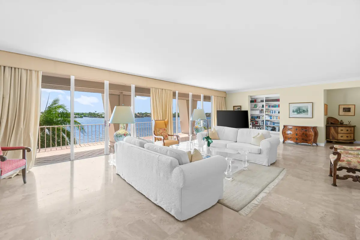living room at 2160 Ibis Isle Road 9, Palm Beach