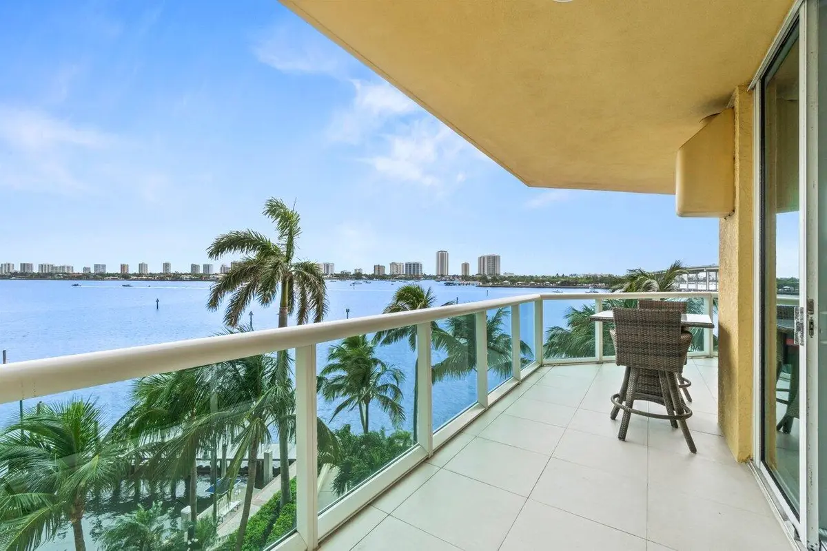 corner wrap around balcony at 2650 Lake Shore Drive 406, Riviera Beach