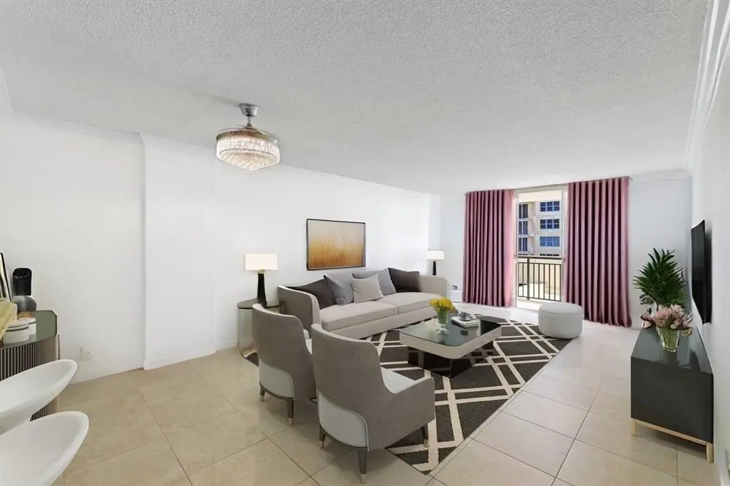 Staged - Living:Balcony at 1147 Hillsboro Mile 309, Hillsboro Beach