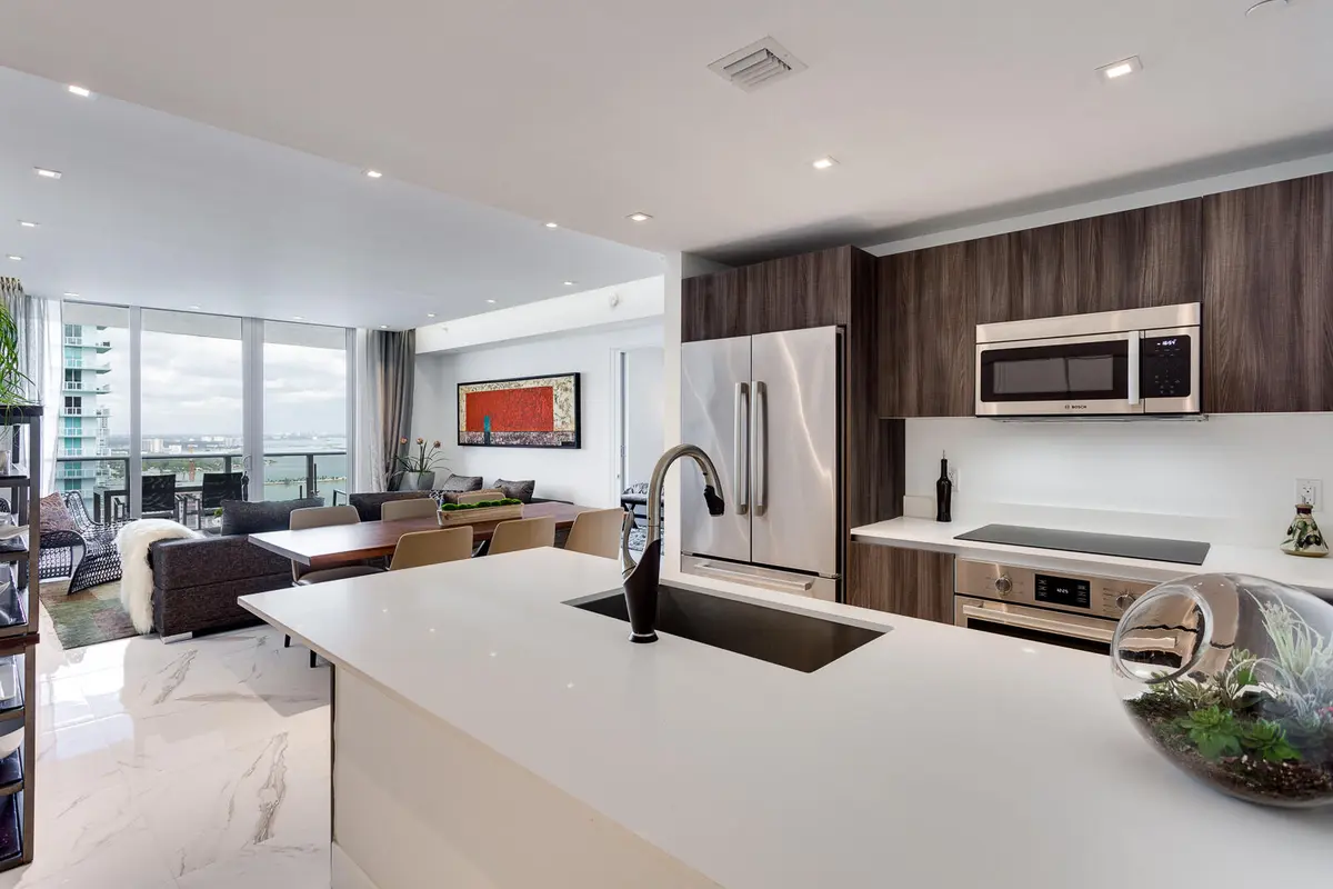 Kitchen at 488 NE 18th Street 4711, Miami