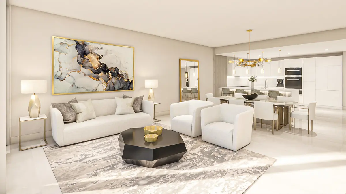 LIVING AREA at 220 Lake Shore Drive 2104, Lake Park
