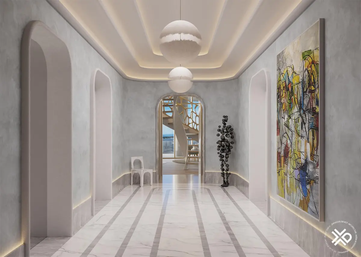 Interior Rendering at 1333 S Flagler Drive Penthouse, West Palm Beach