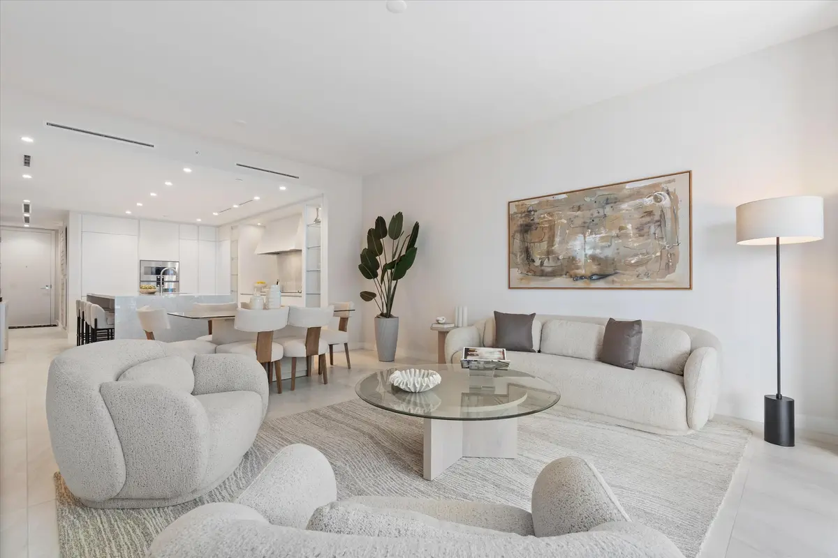 Great Room/ Dining Room at 220 SE Mizner Boulevard 512, Boca Raton