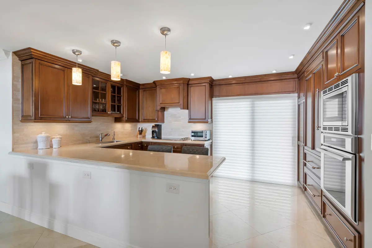 Kitchen at 3000 S Ocean Boulevard 803, Boca Raton
