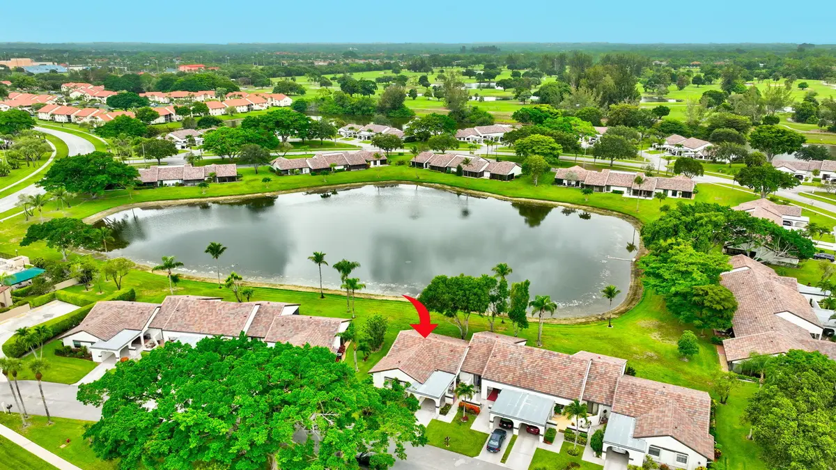 aerial view at 5707 Parkwalk Circle, Boynton Beach