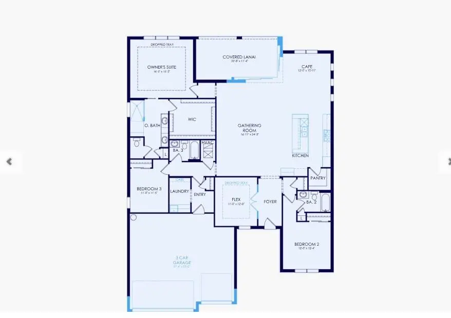 893 Floorplan Details at 13567 SW Vermillion Circle Stellar 893, Port St. Lucie