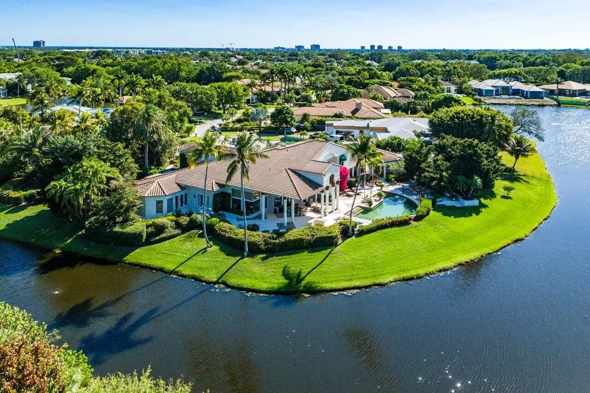 Aerial at 3181 Miro Drive, Palm Beach Gardens