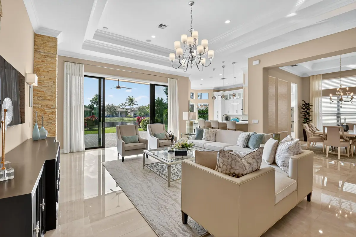 Coffered Ceilings at 8365 Hawks Gully Avenue, Delray Beach