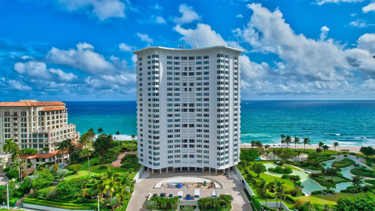 Aerial View at 500 S Ocean Boulevard 1704, Boca Raton