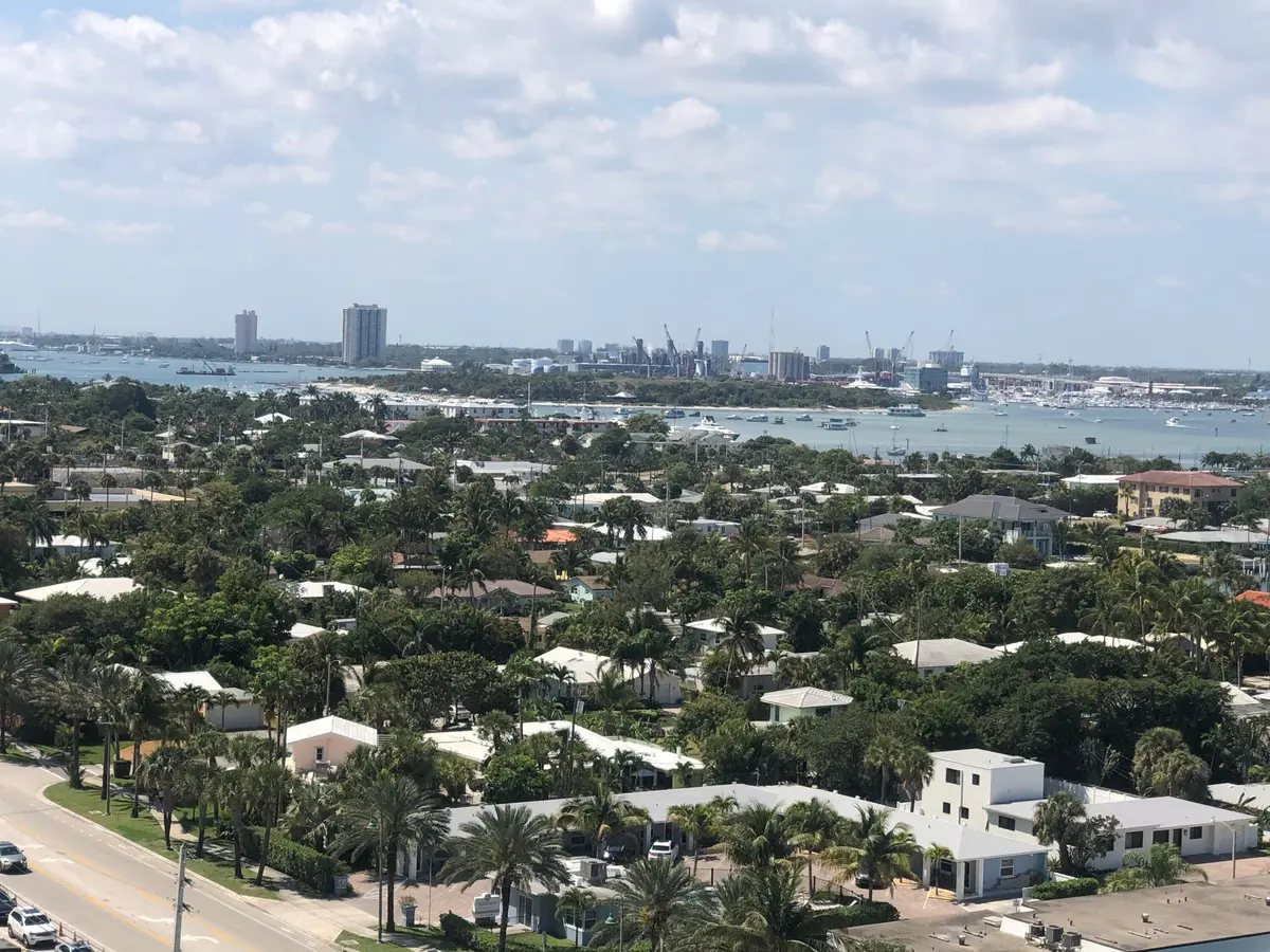View of Peanut Island from OT #1506 at 3400 N Ocean Drive 1506, Riviera Beach