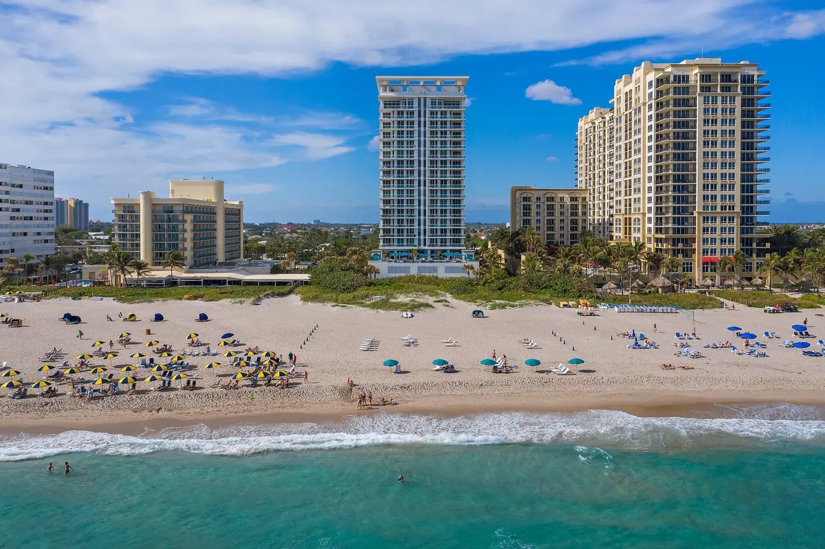 Rear Elevation at 3730 N Ocean Drive 9d, Singer Island