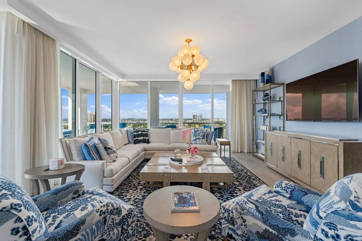Great Room at 3730 N Ocean Drive 9d, Singer Island