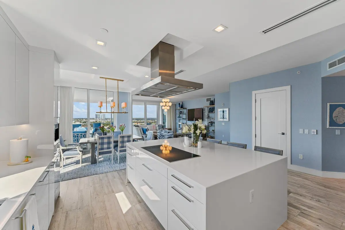 Kitchen at 3730 N Ocean Drive 9d, Singer Island