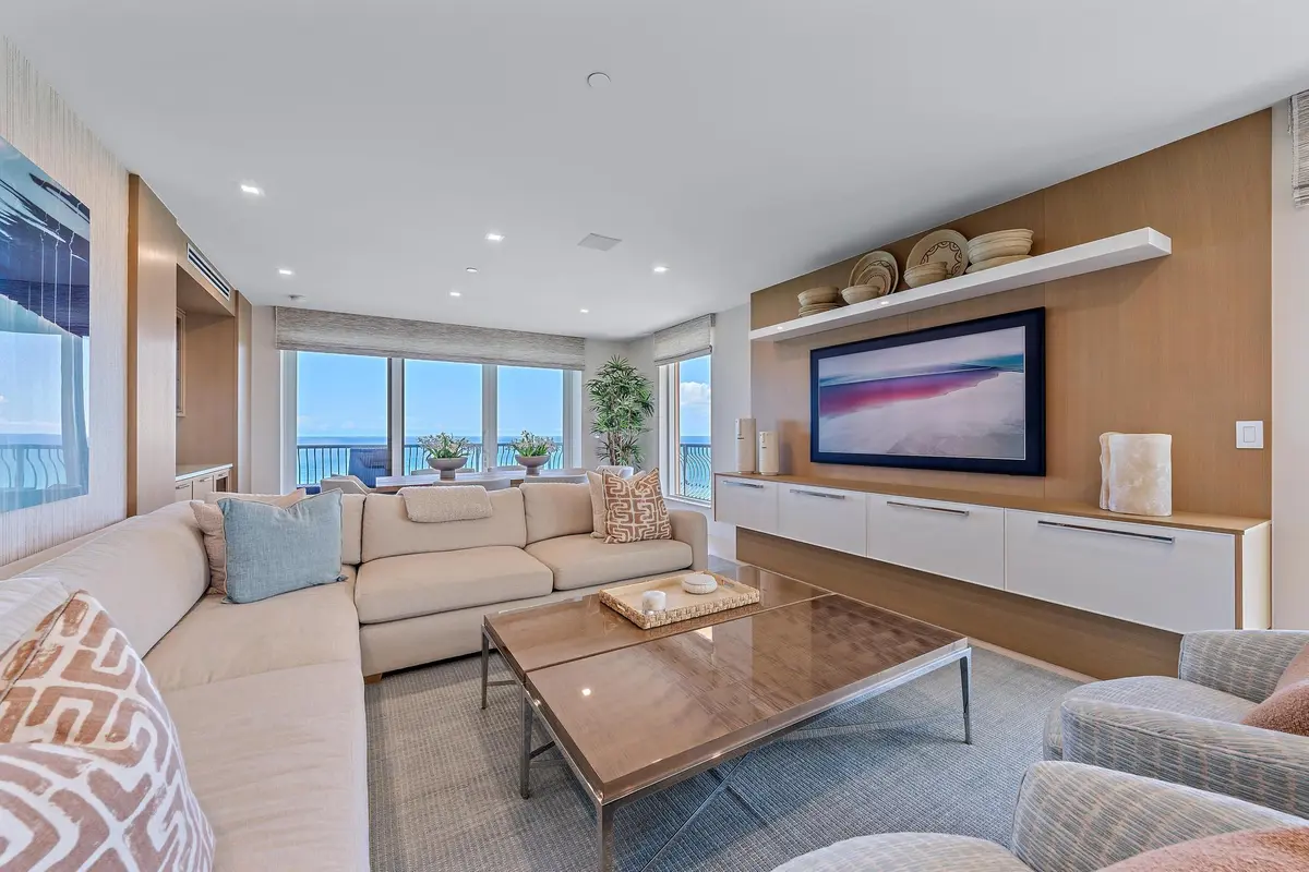 Main Living Area at 5150 N Ocean Drive 1903, Singer Island