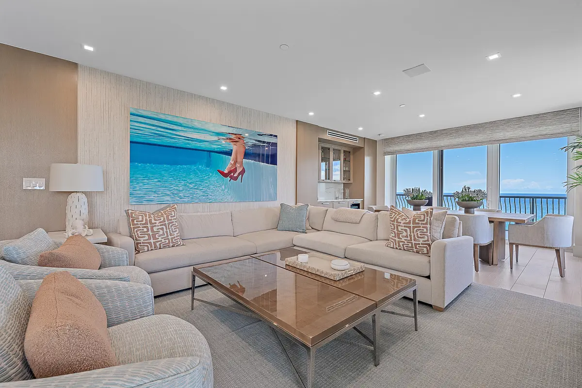 Main Living Area at 5150 N Ocean Drive 1903, Singer Island