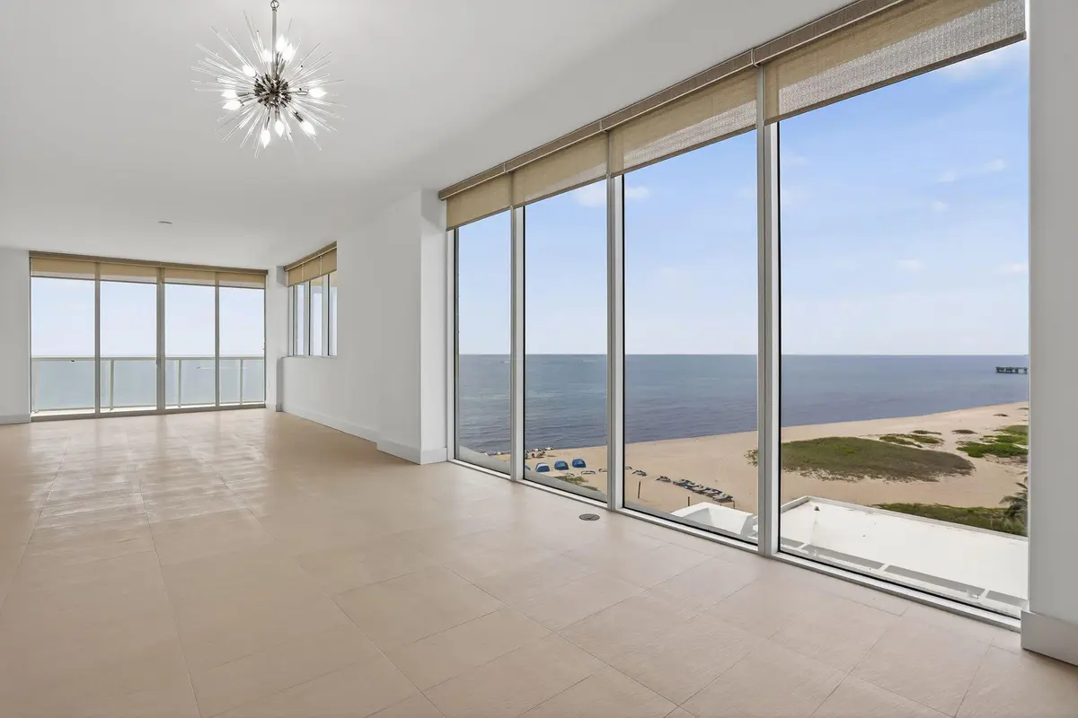 Ocean View from Living Area at 704 N Ocean Boulevard 701, Pompano Beach