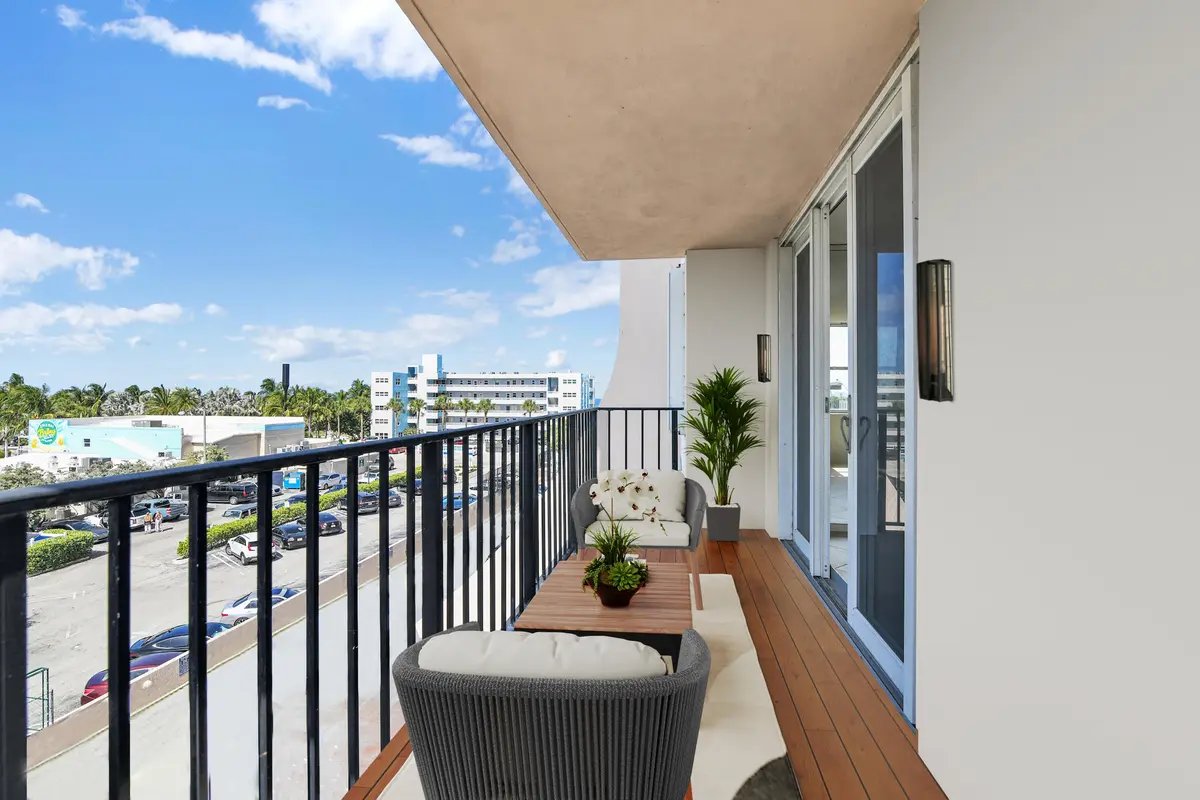 Balcony at 101 S Briny Avenue Unit 411, Pompano Beach