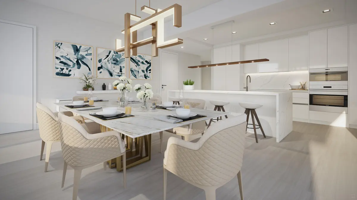 Kitchen at 305 Briny Avenue 505, Pompano Beach