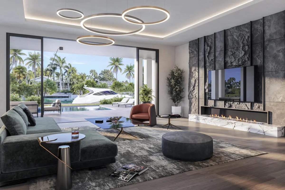 LIVING AREA at 939 Eve Street, Delray Beach