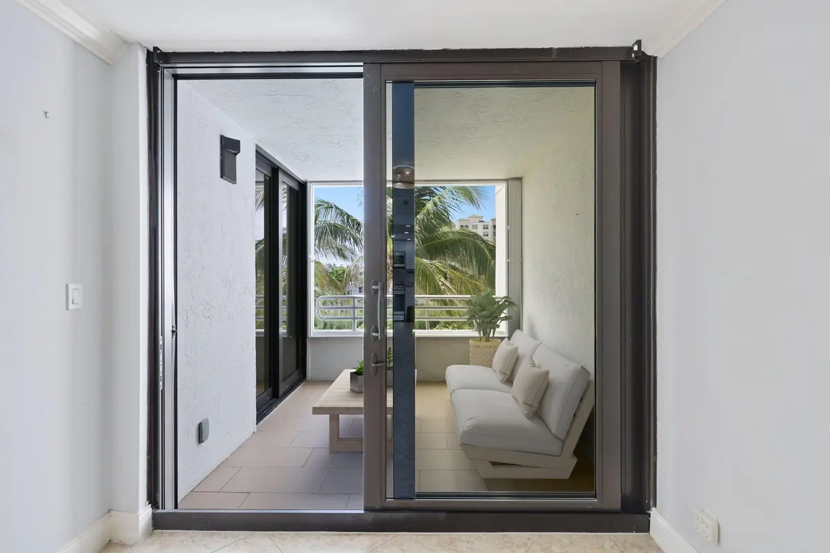 2ND BALCONY FACING POOL at 3450 S Ocean Boulevard 401, Highland Beach