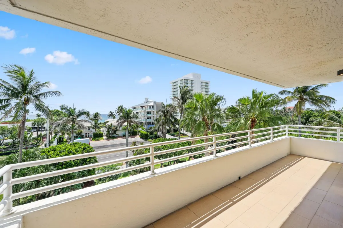 OCEAN VIEW BALCONY at 3450 S Ocean Boulevard 401, Highland Beach