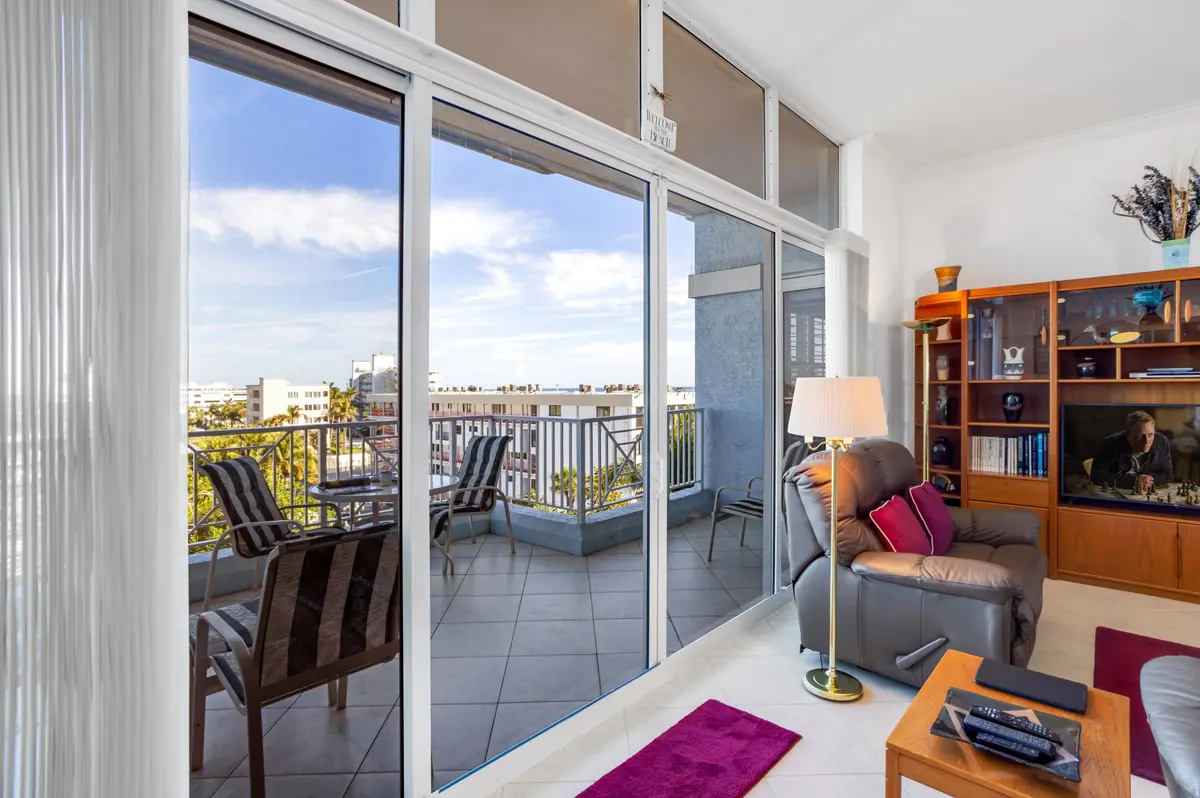 LIVING TO BALCONY at 701 SE 21st Avenue 503, Deerfield Beach