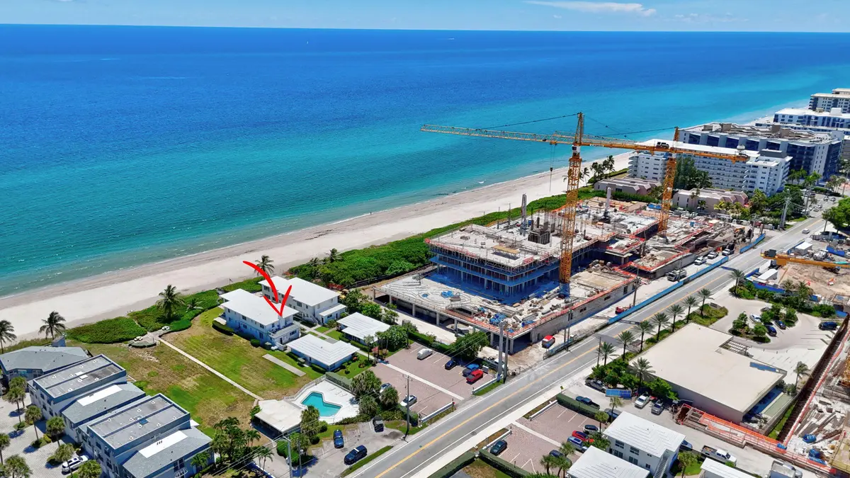 aerial at 1187 Hillsboro Mile 12e, Hillsboro Beach