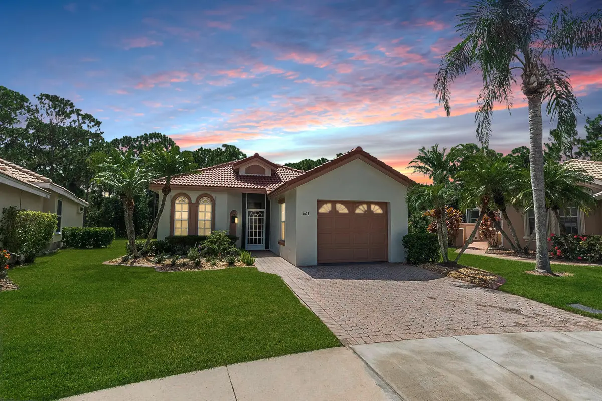 dusk at 603 SW Treasure Cove, Port St. Lucie