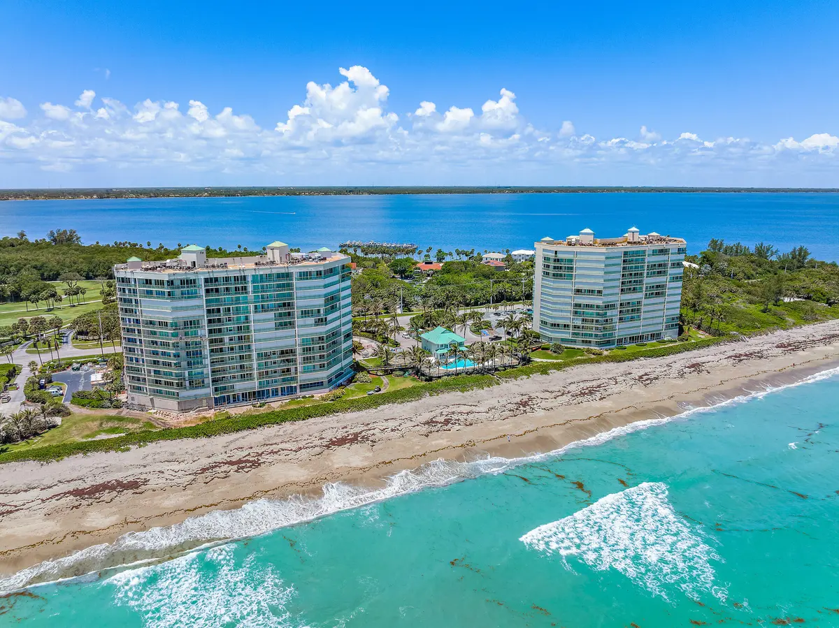 Aerial at 8650 S Ocean Drive 306, Jensen Beach
