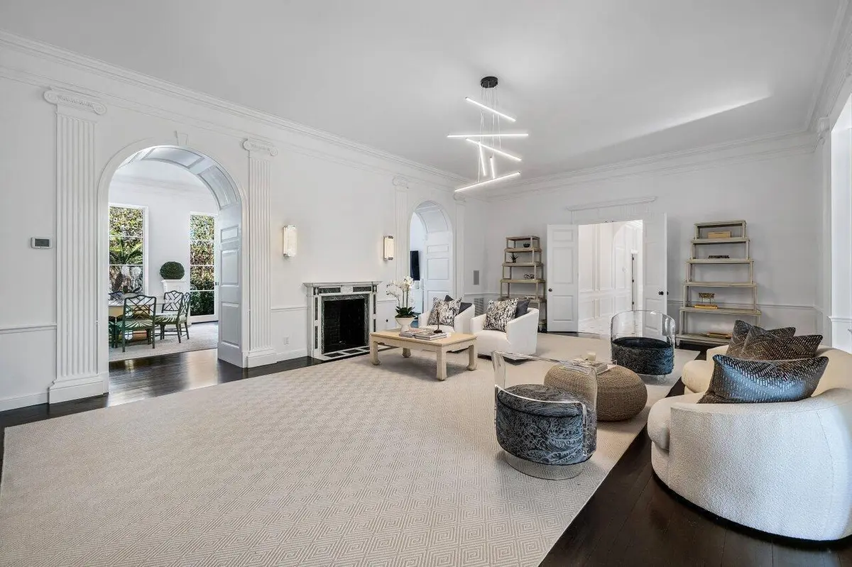 Living Room at 100 Regents Park Road, Palm Beach