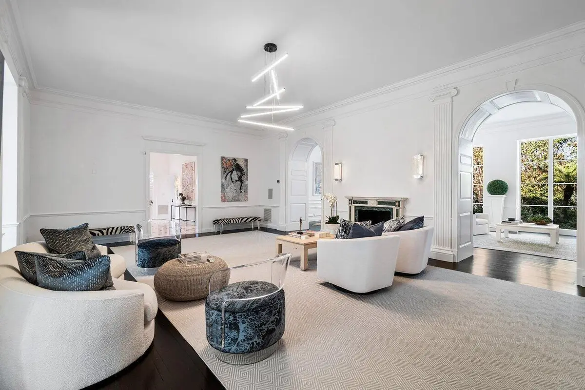 Living Room at 100 Regents Park Road, Palm Beach