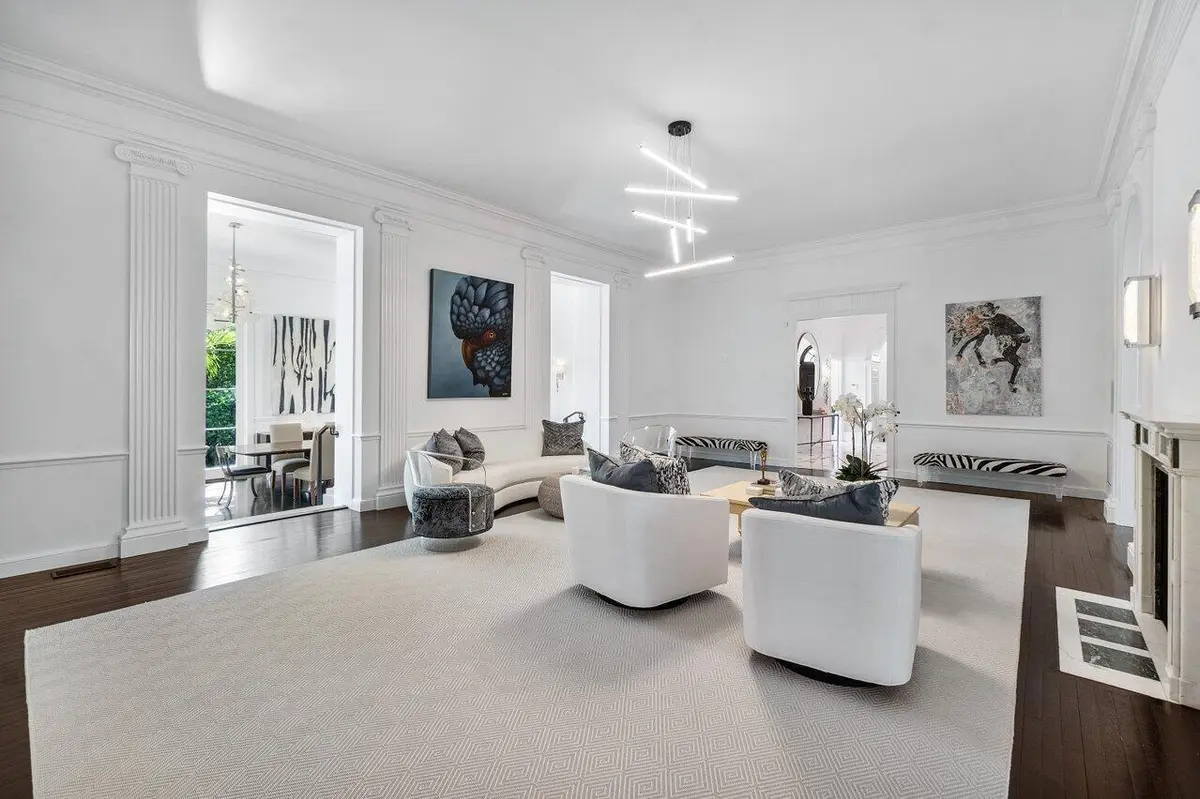 Living Room at 100 Regents Park Road, Palm Beach