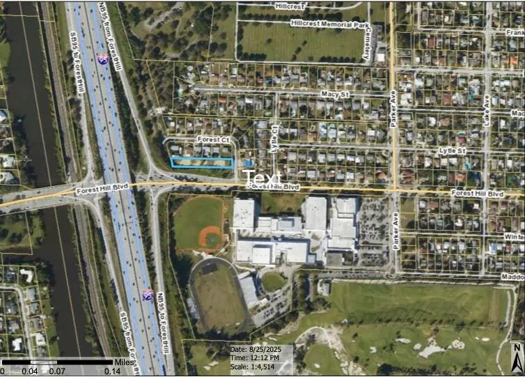 6745 Forest Court Map from PAPA at 6745 Forest Court, West Palm Beach